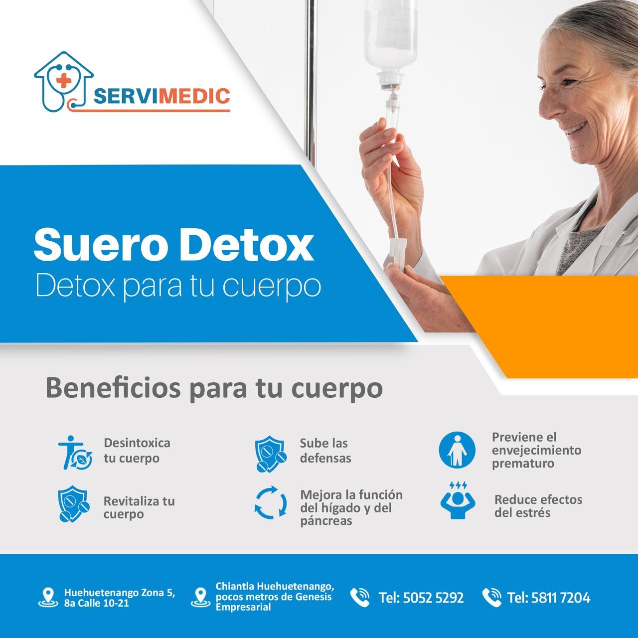 Suero Detox beneficios Clinova
